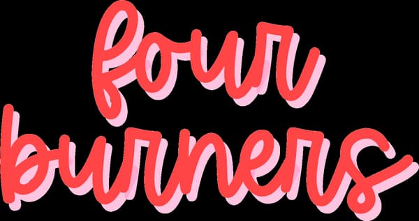 The Four Burners Embroidery logo